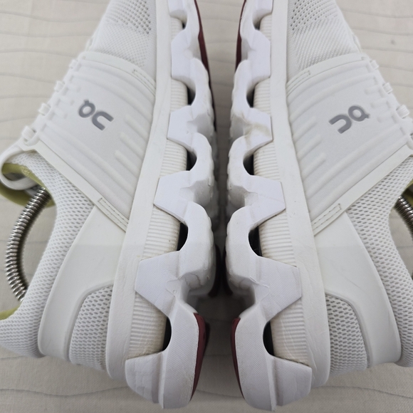 On Running Womens Cloudswift 2 Ivory Chartreuse Running Sneakers Shoes Size 10.5 - Picture 8 of 16